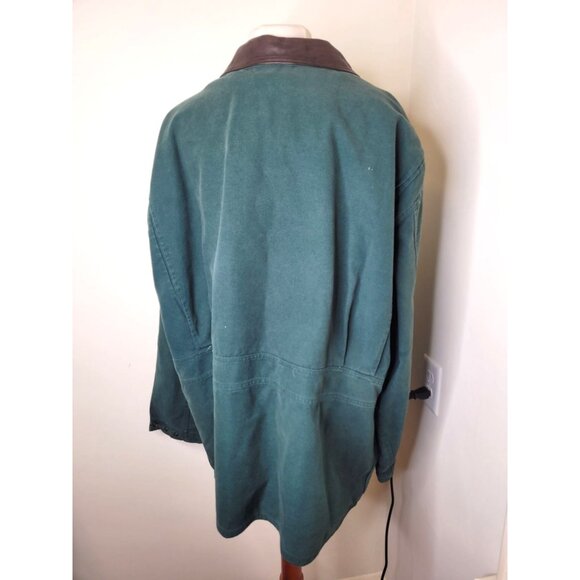 VTG Mens Woolrich Barn Chore Coat Button Out blanket Lining Wool XL Canvas - Picture 2 of 11